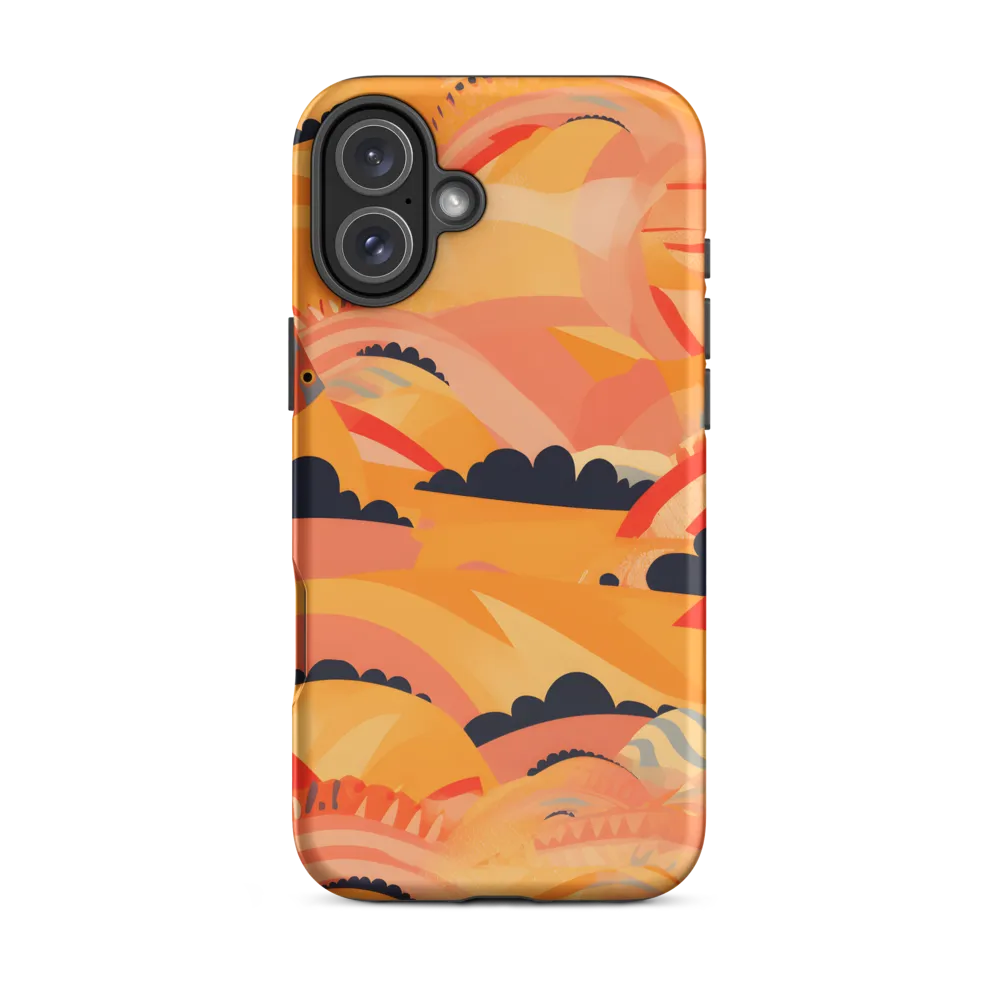 Whispers of the Abstract Horizon | Phone Case |  16 Plus | Tough Case | Matte