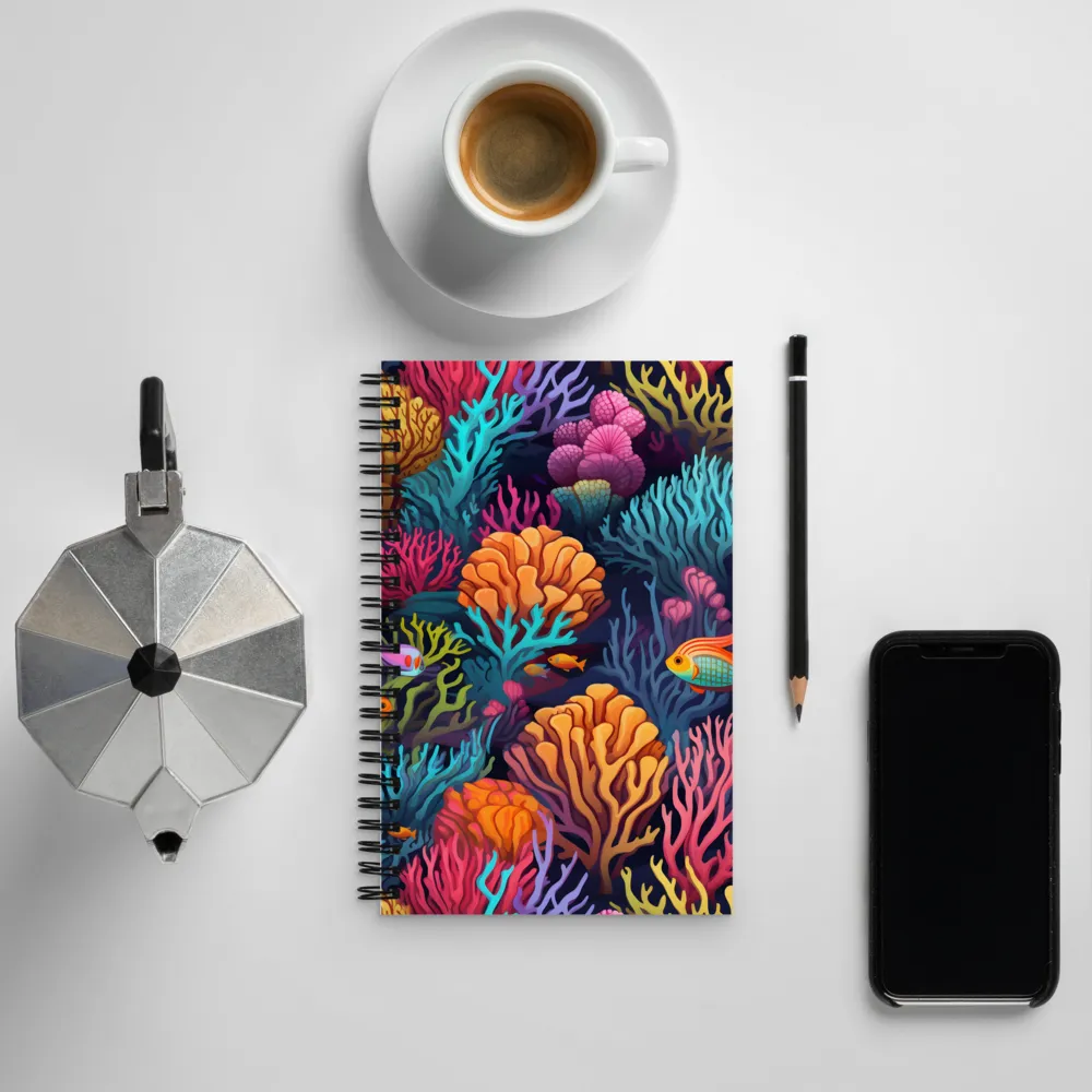 Underwater Harmony: A Coral Reef Wonderland | Spiral Notebook