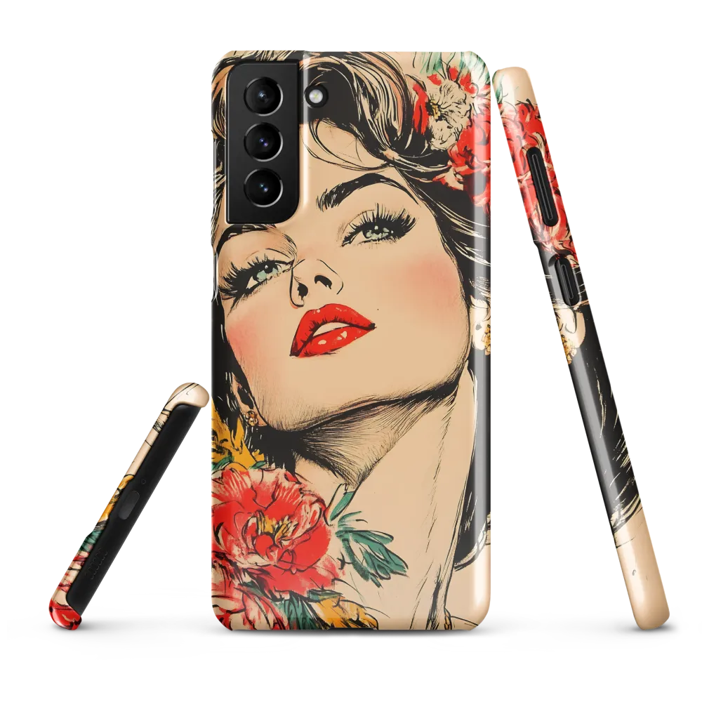 Radiance in Red: A Portrait of Elegance