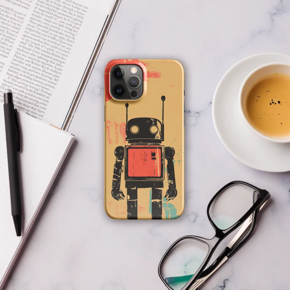 The Retro Robot | Phone Case |  12 Pro Max | Snap Case | Glossy