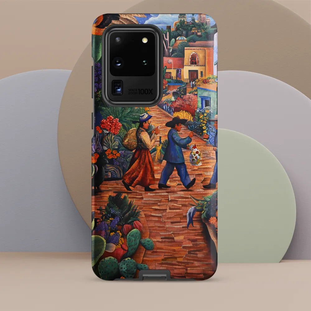A Mosaic Journey Through Colorful Landscapes