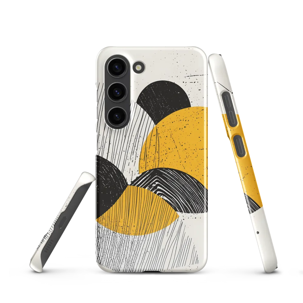 Dynamic Harmony in Black and Yellow