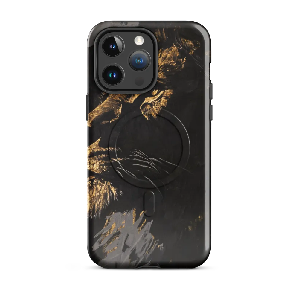 Majestic Gaze: The Golden Lion