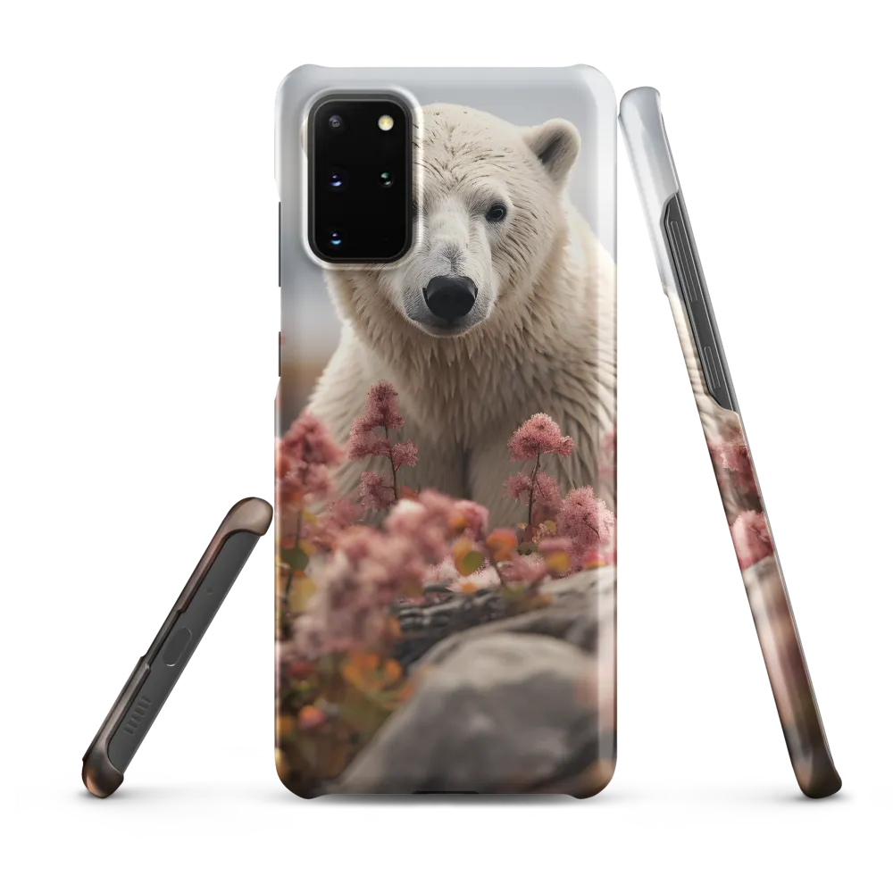 Curiosity Among Blooms: The Polar Bear