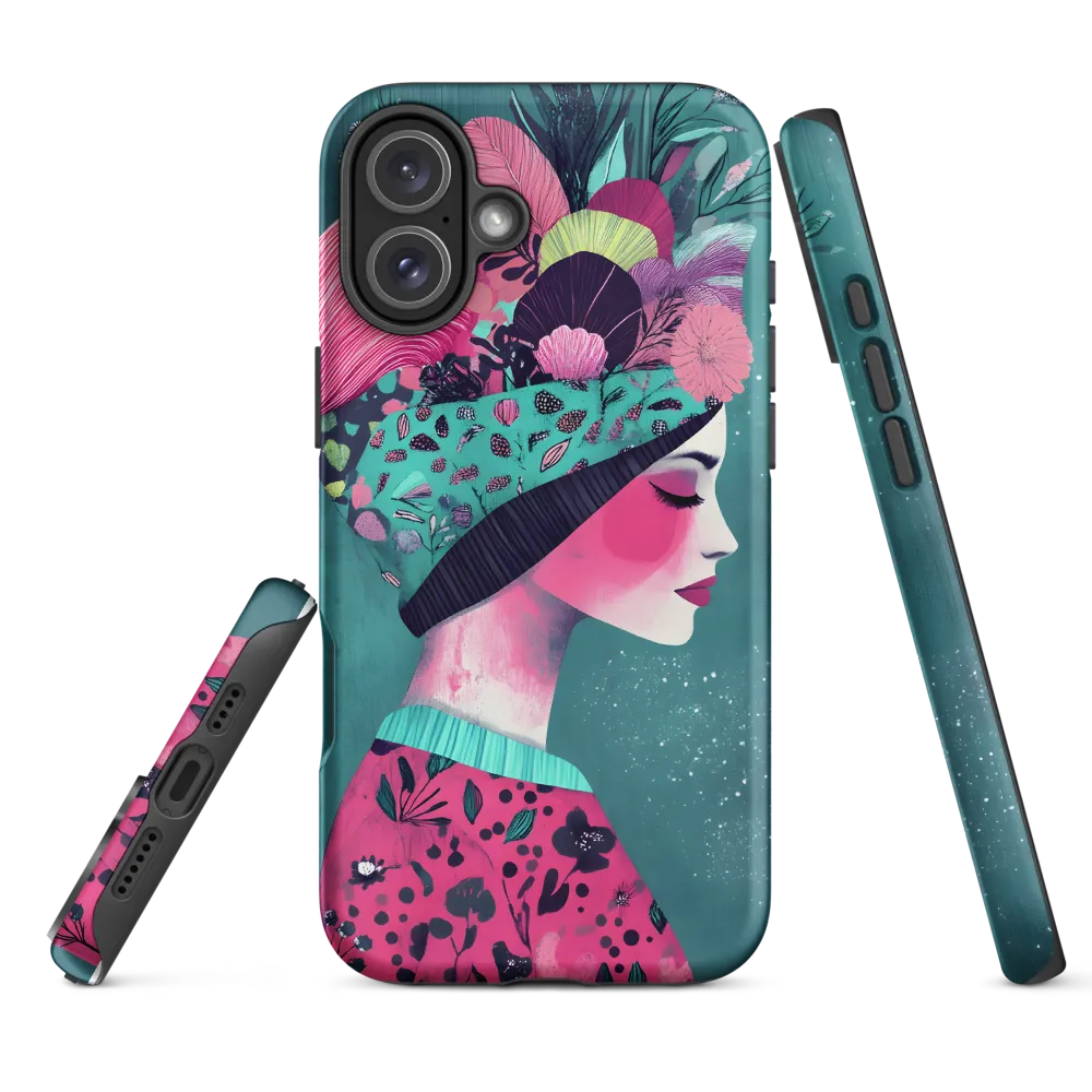 Whimsical Floral Portrait