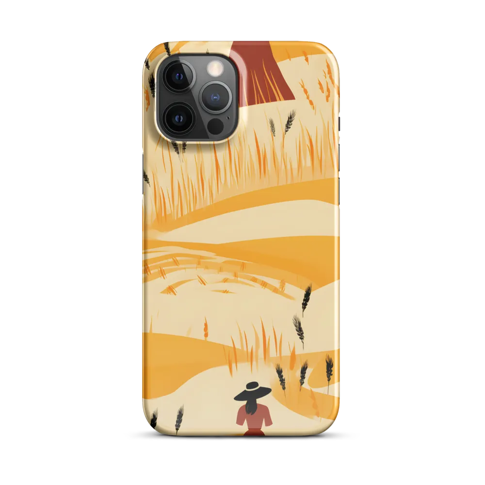 Embracing the Fields: A Floral Journey | Phone Case |  12 Pro Max | Snap Case | Glossy