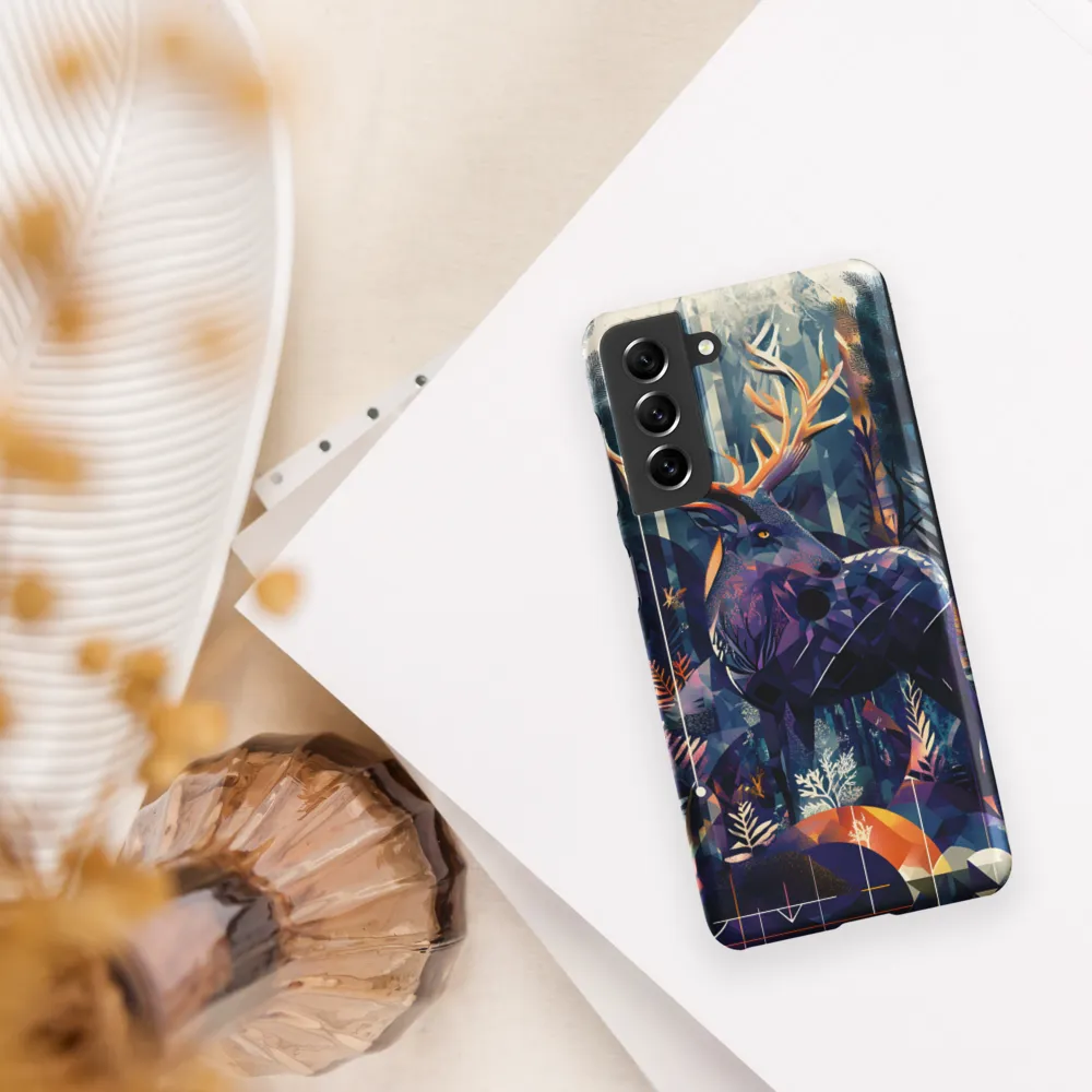 Majestic Serenity: A Geometric Forest Encounter