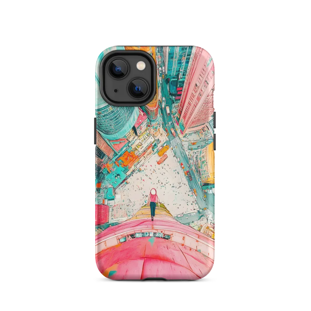 Vertical Horizons: A Surreal Cityscape Adventure | Phone Case |  14 | Tough Case | Matte