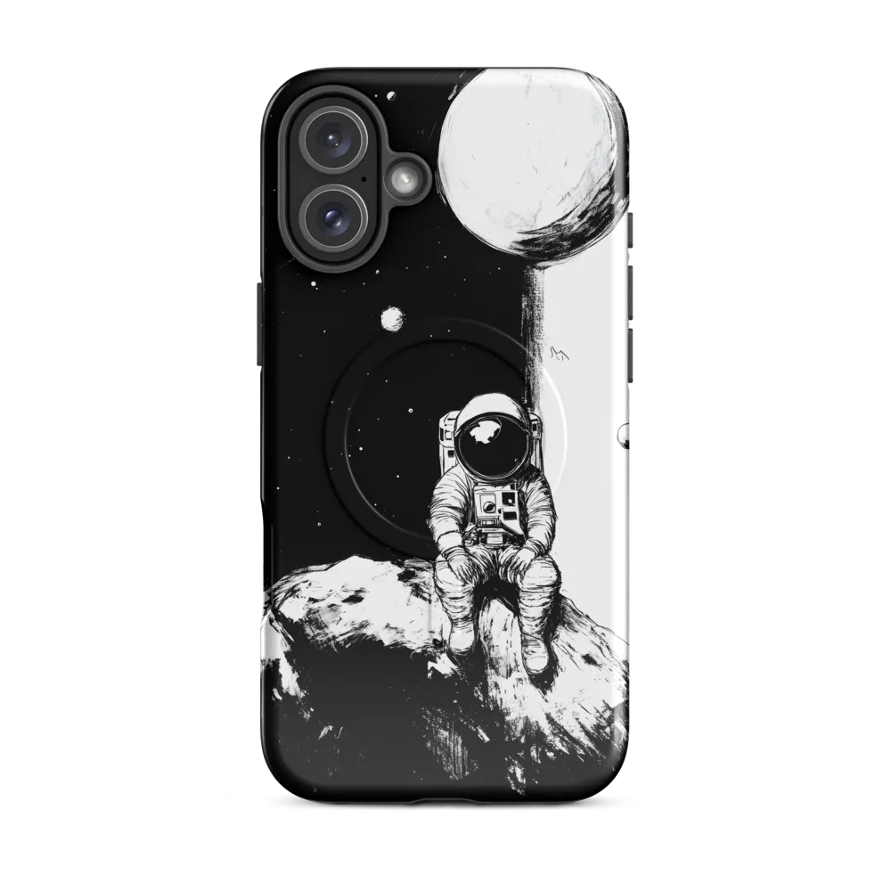 Solitude in the Cosmos | Phone Case |  16 Plus | MagSafe® Tough Case | Glossy