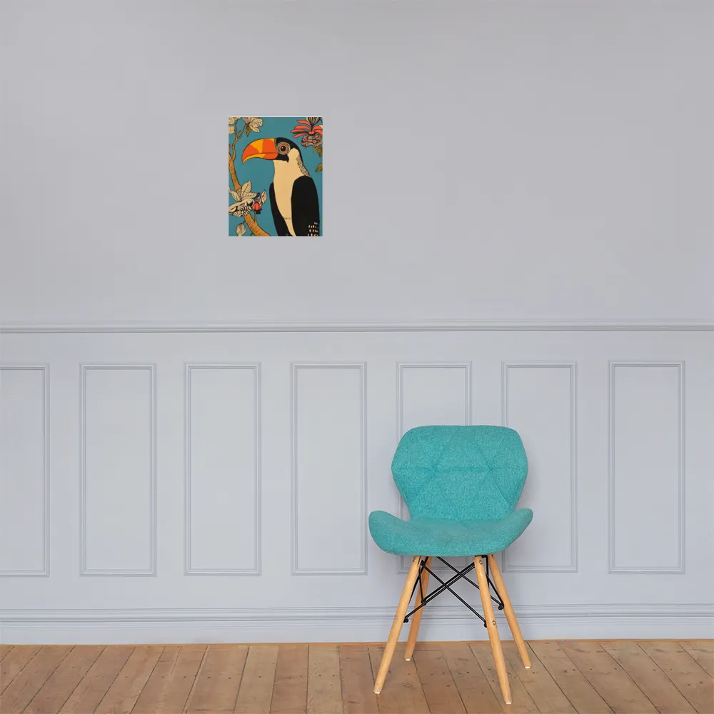 Tropical Majesty: The Toucan at Rest | Poster | 11″×14″