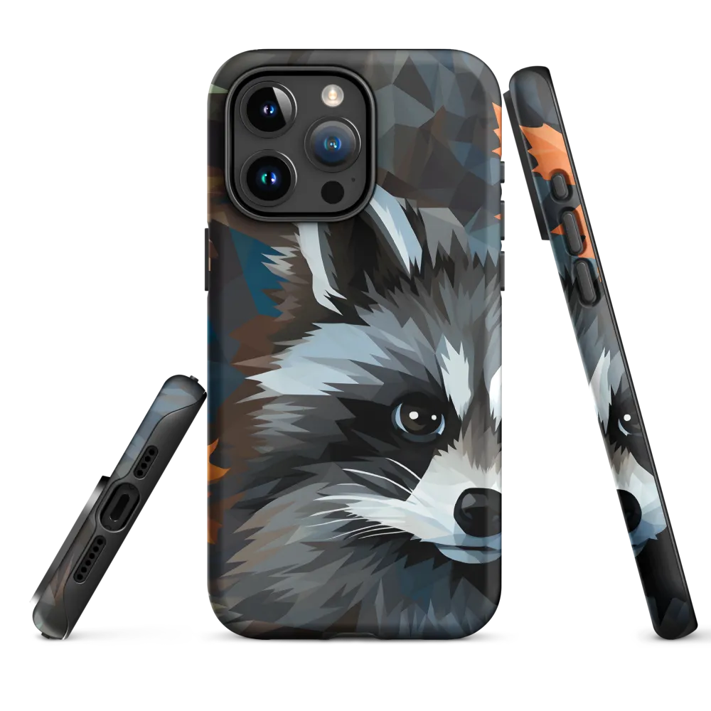 Whispers of Autumn: The Raccoon's Gaze