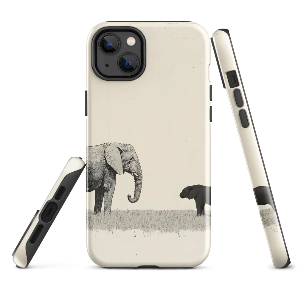 Contrasting Companions | Phone Case |  14 Plus | Tough Case | Glossy