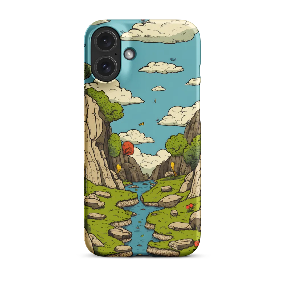 Whimsical Serenity: A Canyon Landscape