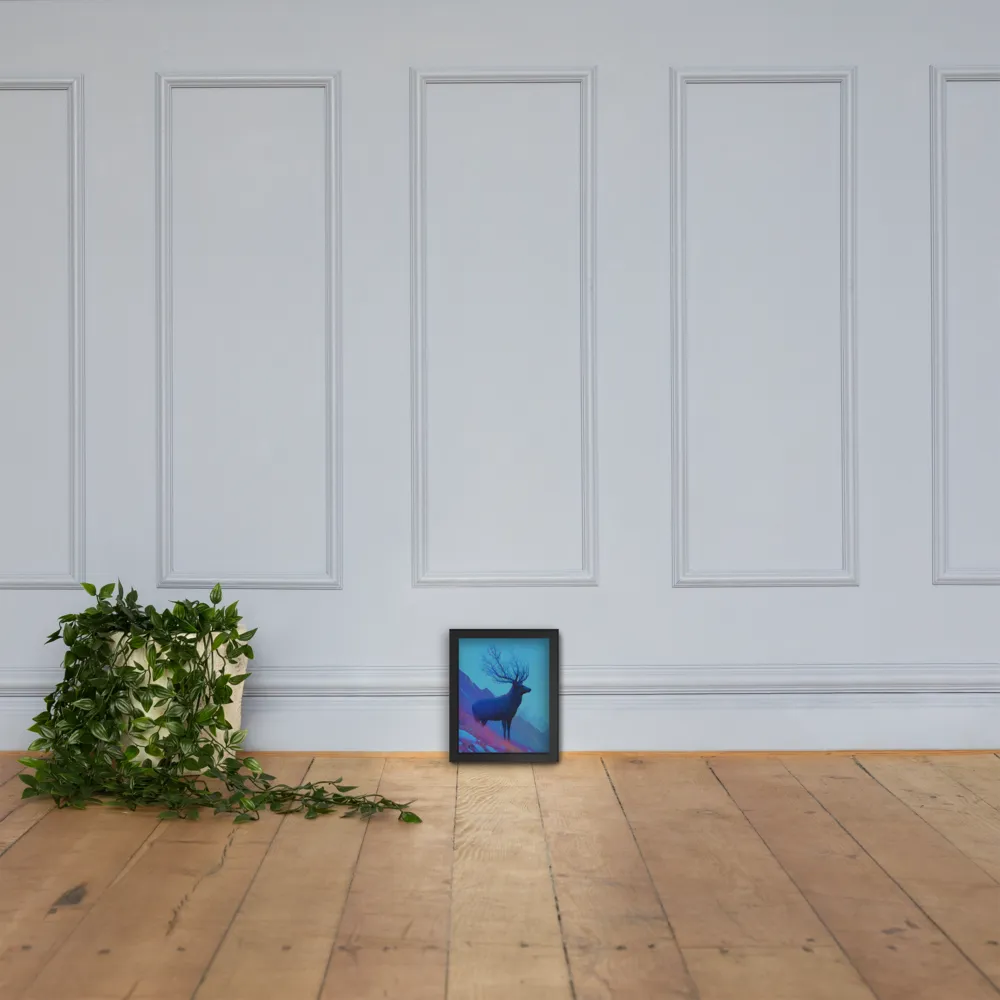 Ethereal Harmony | Poster with Black Frame | 8″×10″