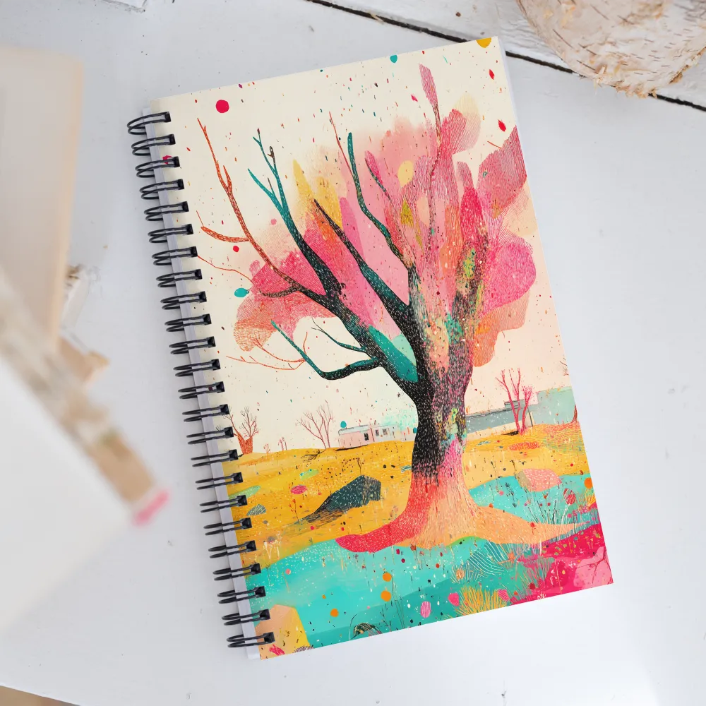 Whispers of a Colorful Tree | Spiral Notebook