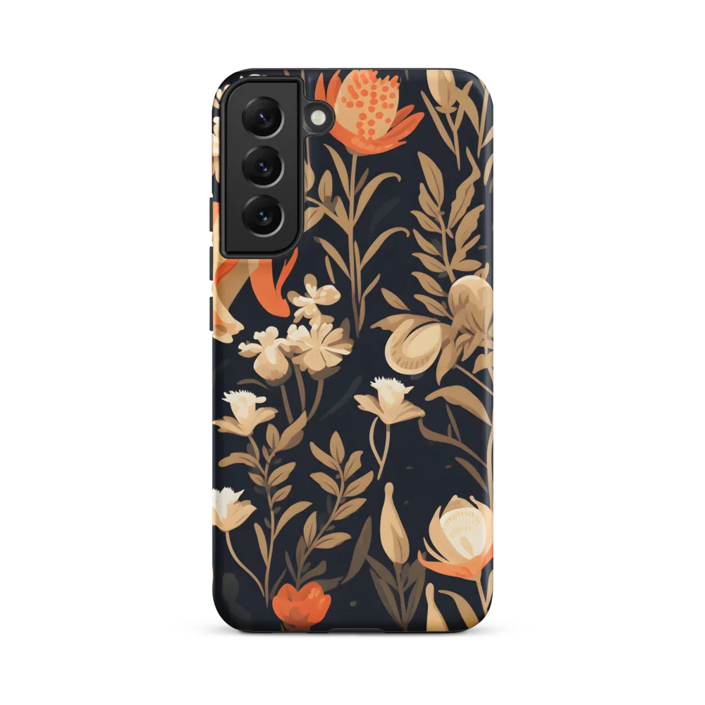 Floral Harmony: A Dance in the Dark