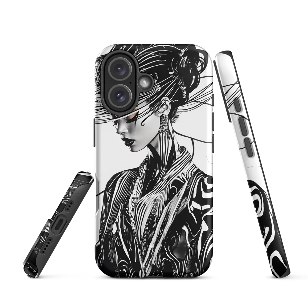 Elegance in Black and White | Phone Case