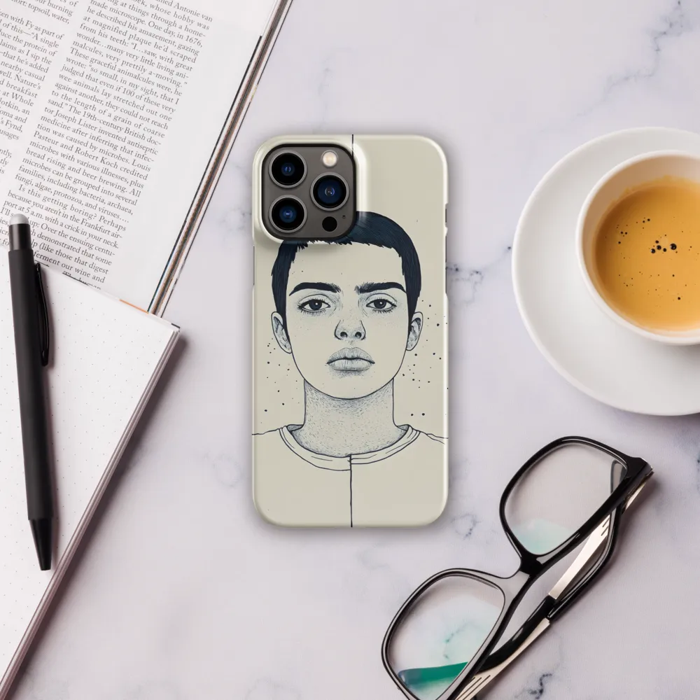 Embodying Serenity: A Contemporary Portrait | Phone Case |  13 Pro Max | Snap Case | Glossy