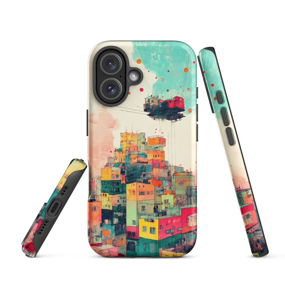 Whimsical Cityscape: A Surreal Journey | Phone Case