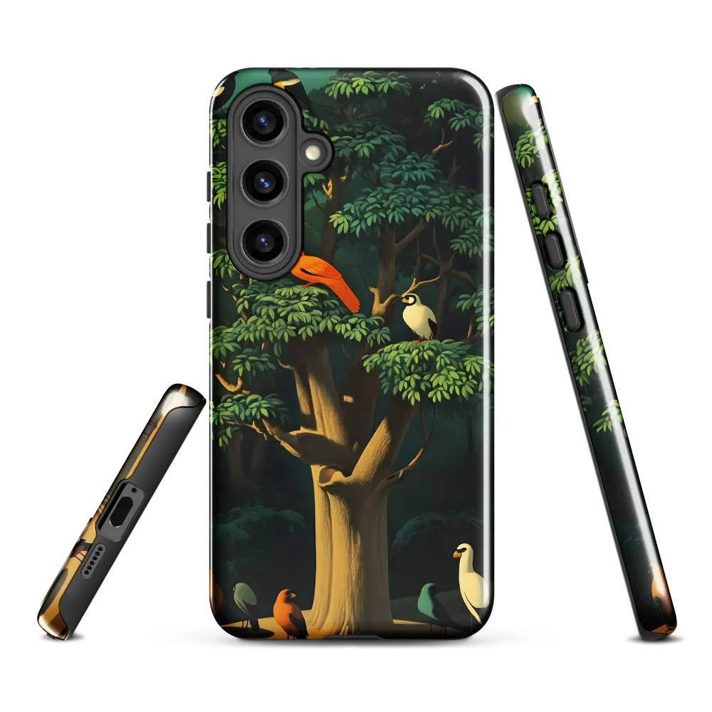 Harmony in Color: A Surreal Bird Symphony