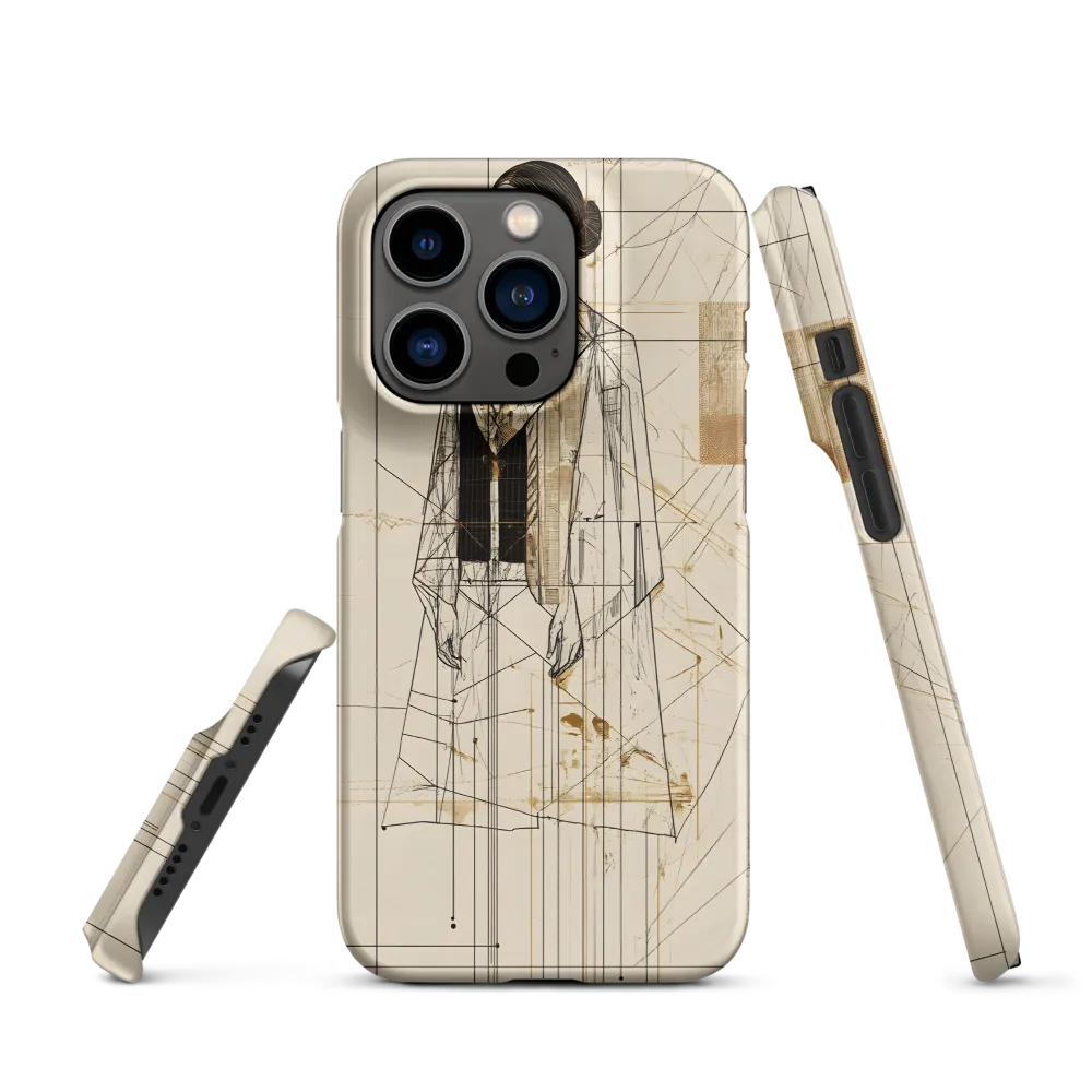 Elegance in Lines | Phone Case |  14 Pro | Snap Case | Matte