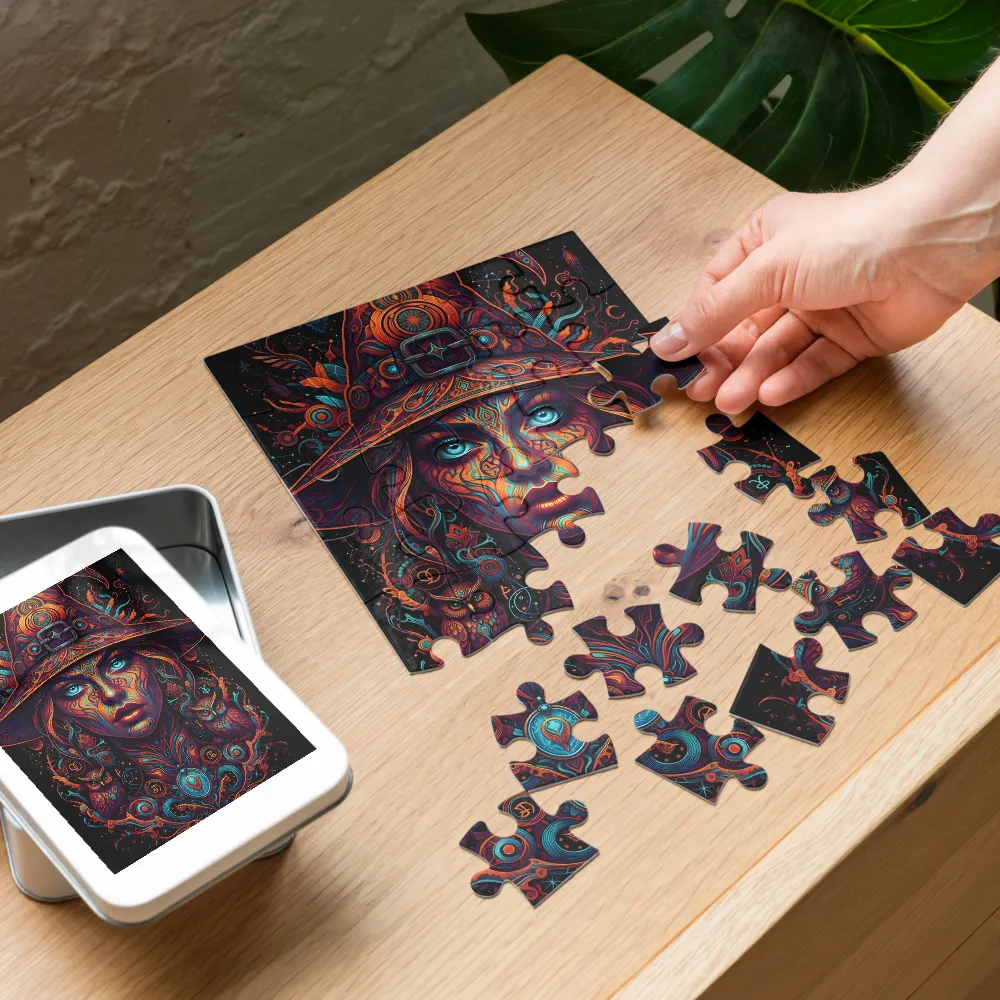 Arcane Witch 
 Jigsaw Puzzle in Tin Box