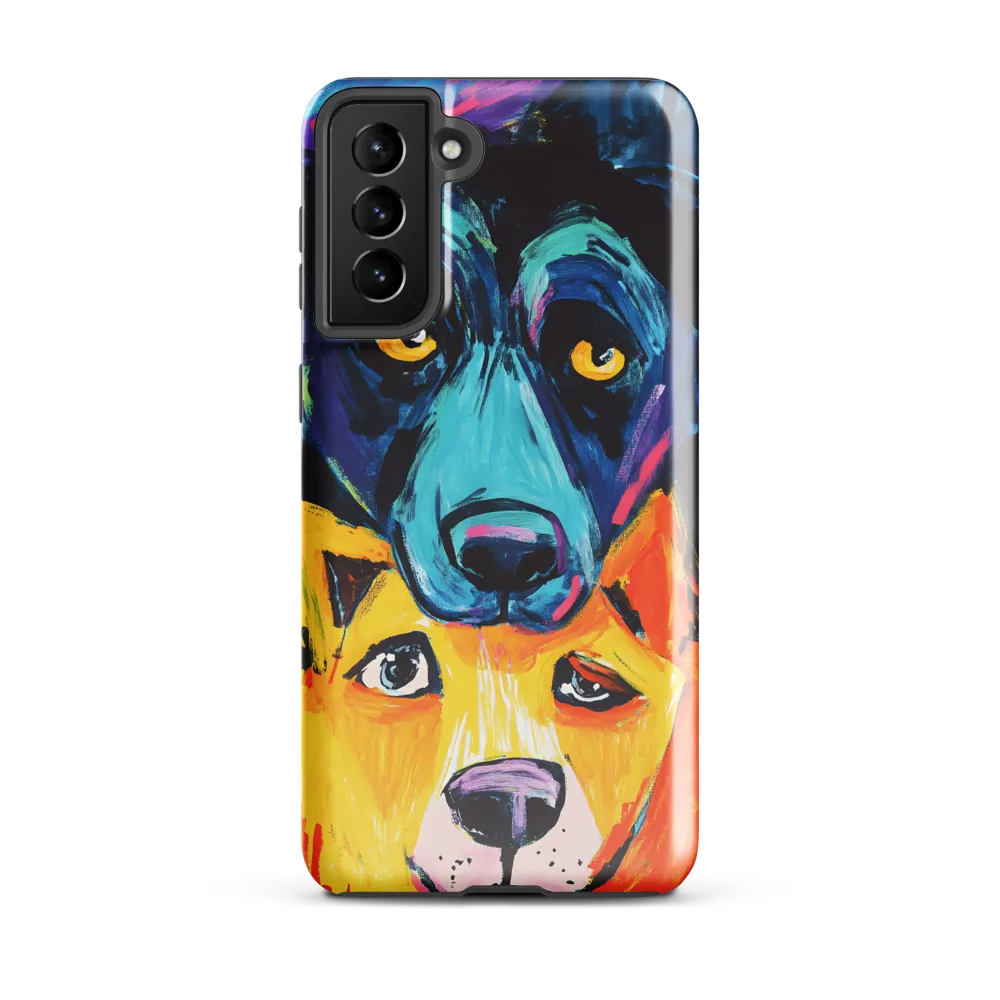 Vibrant Companions: An Expression of Canine Spirit