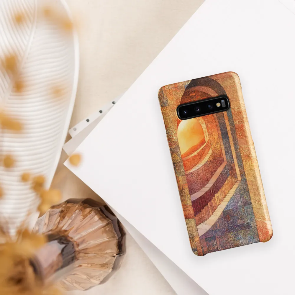 The Journey Through Shadows | Phone Case |  S10 | Snap Case | Matte