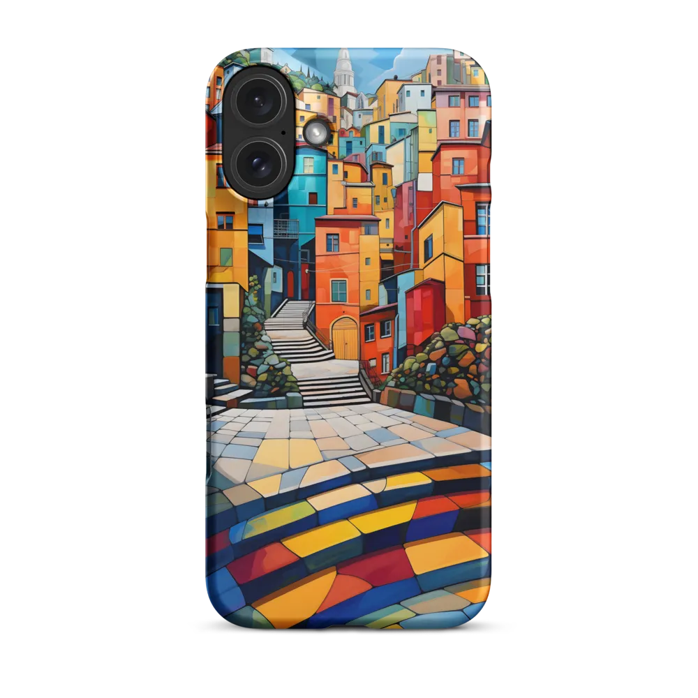 Vibrant Village: A Cubist Journey