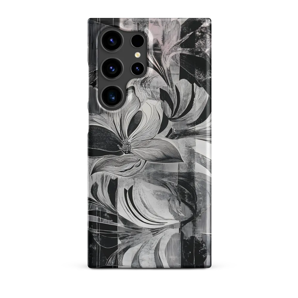 Floral Fusion in Monochrome
