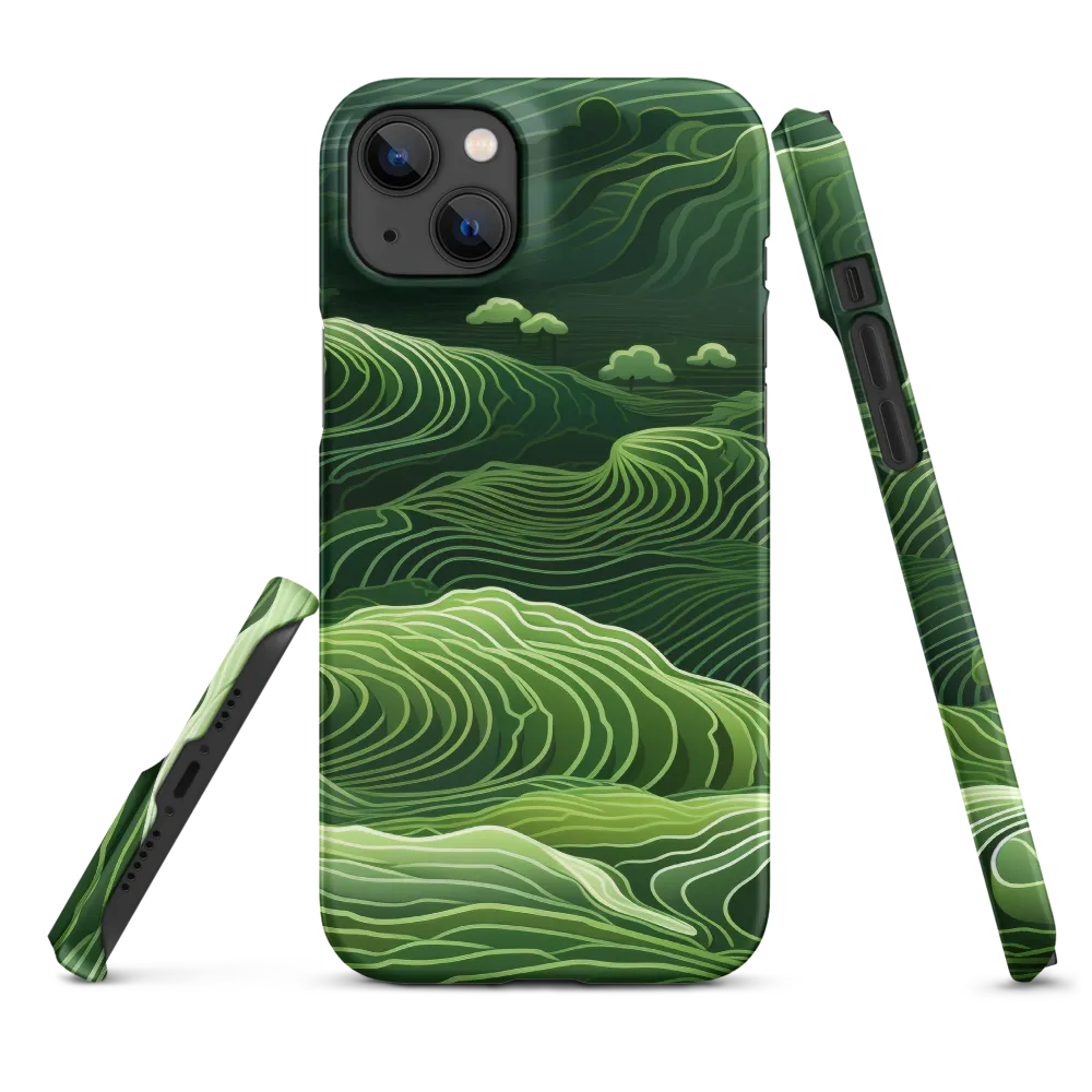 Whispers of Green Hills | Phone Case |  14 Plus | Snap Case | Matte