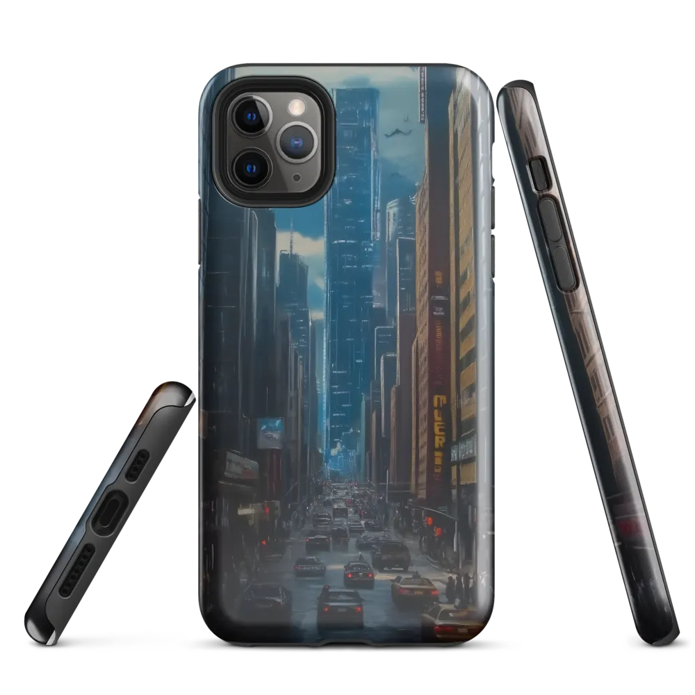 Urban Symphony: A Cityscape Reverie | Phone Case |  11 Pro Max | Tough Case | Glossy