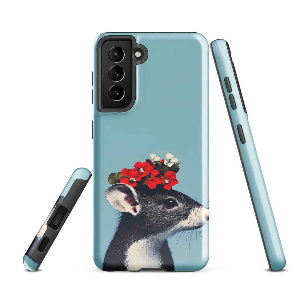 Whimsical Flora: A Mouse's Floral Crown