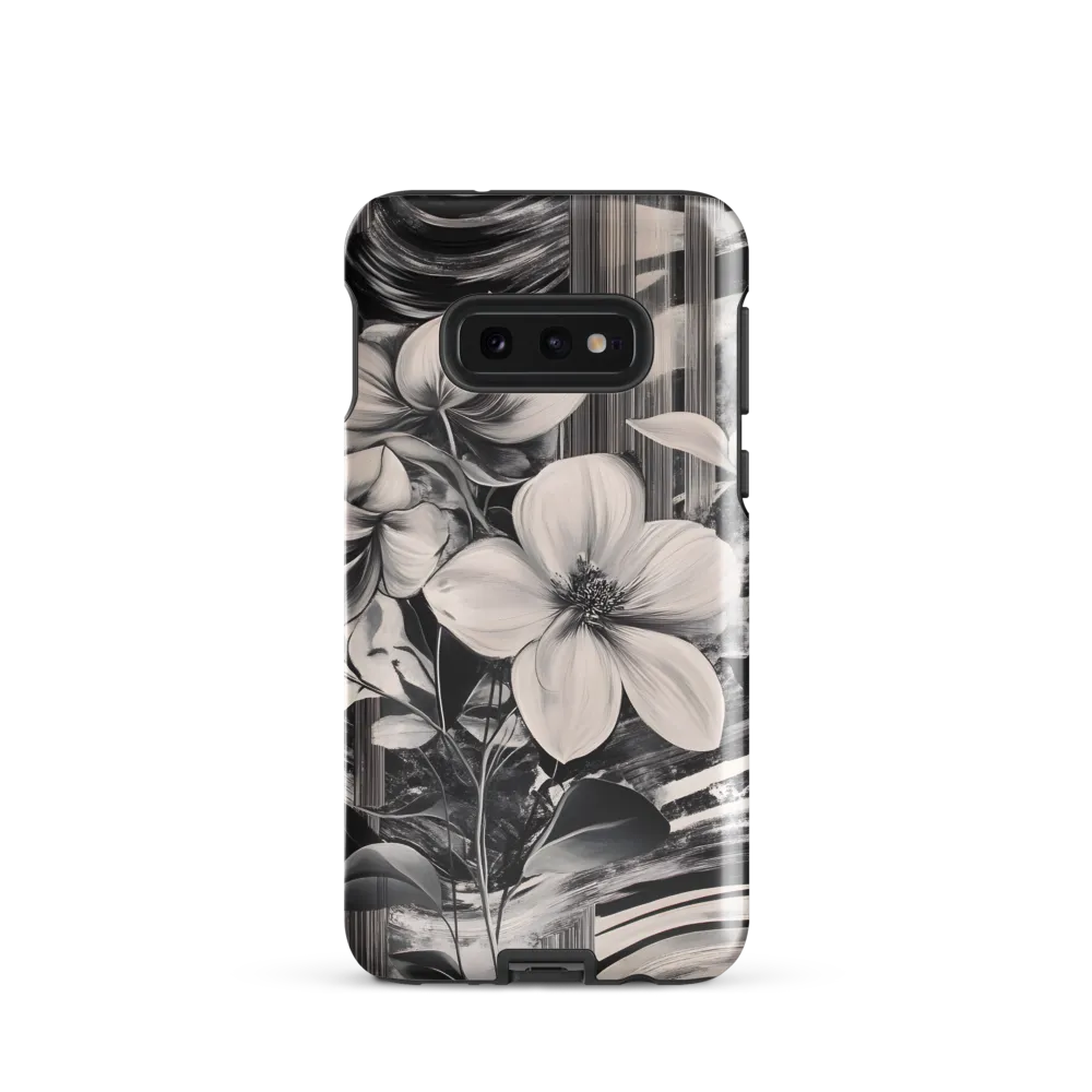 Ethereal Bloom: A Dance of Monochromes