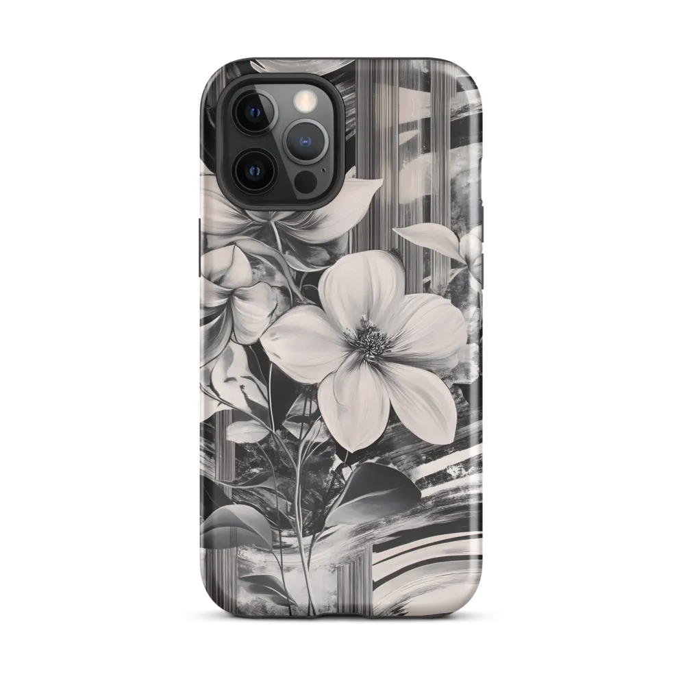 Ethereal Bloom: A Dance of Monochromes