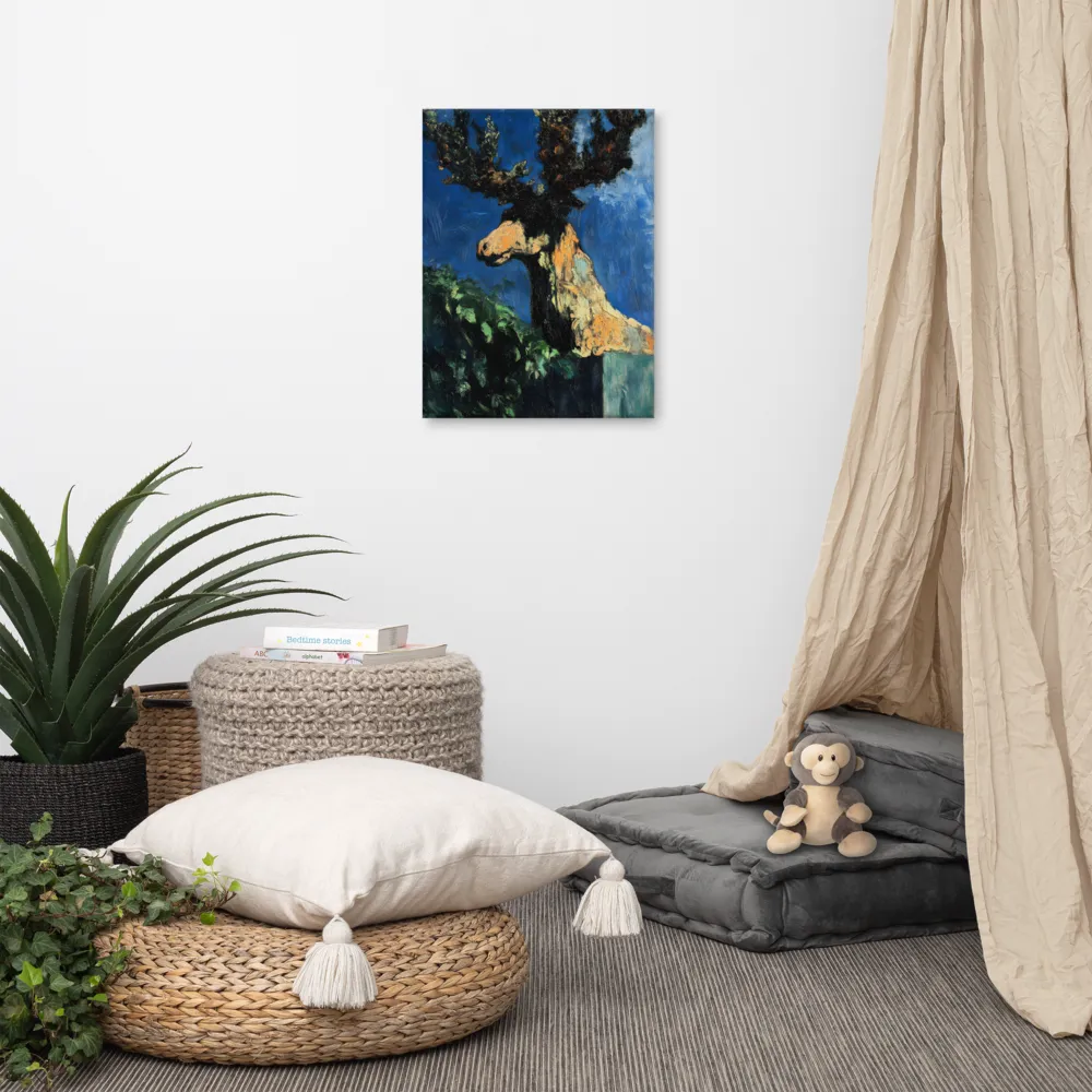 The Majestic Deer in Nature | Canvas | 18″×24″