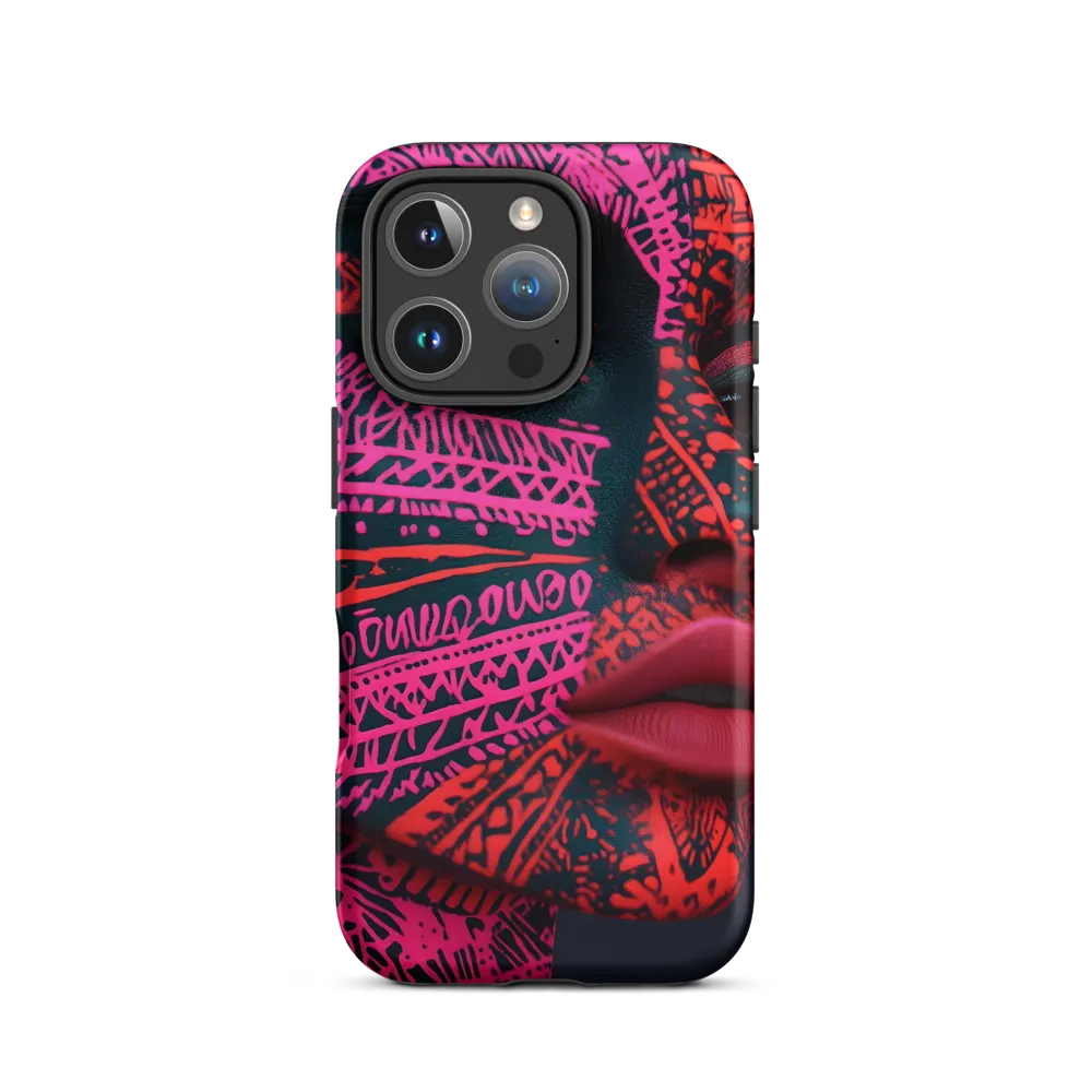 Neon Visage: A Bold Expression of Contemporary Art
