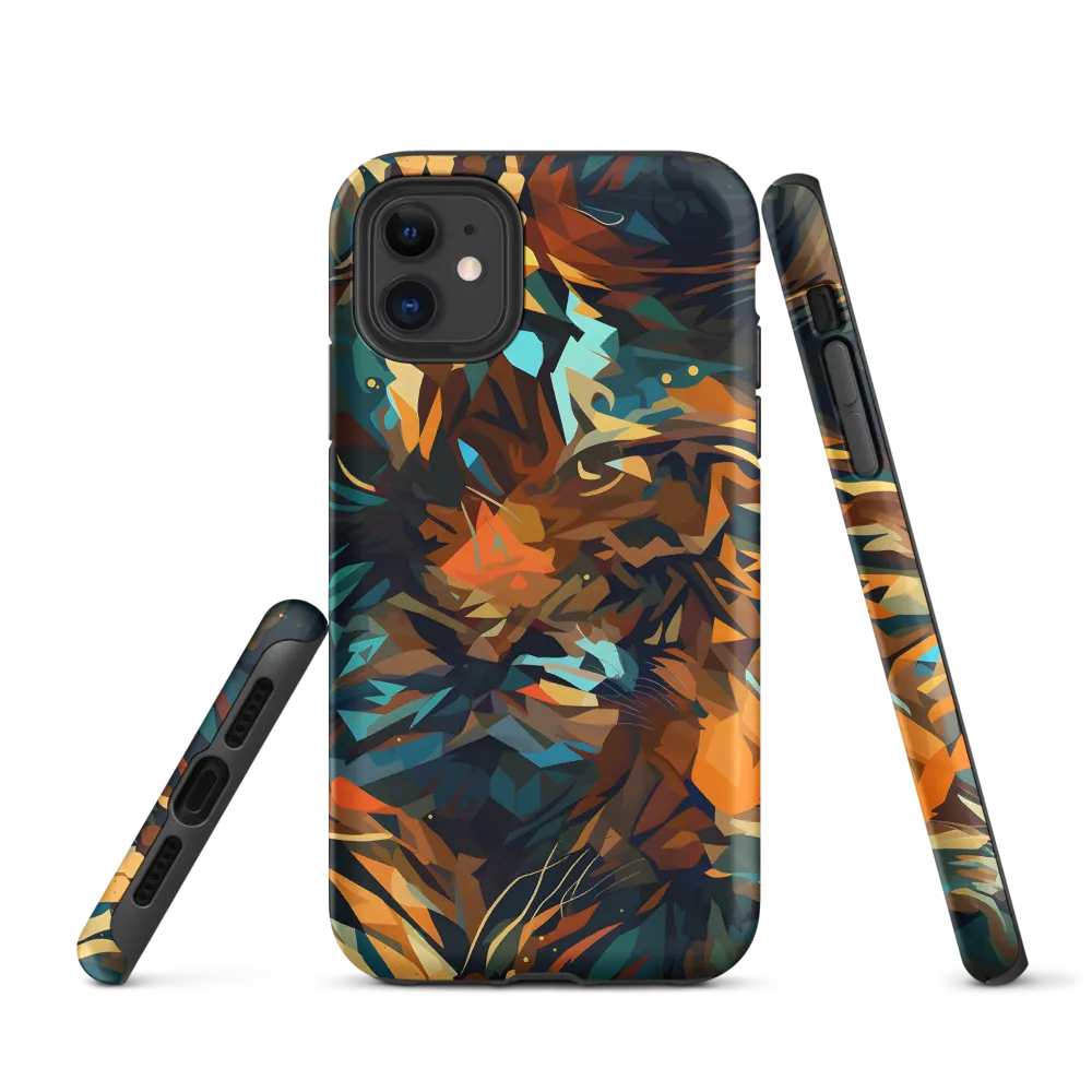 Wild Symphony: Abstract Tigers | Phone Case |  11 | Tough Case | Matte
