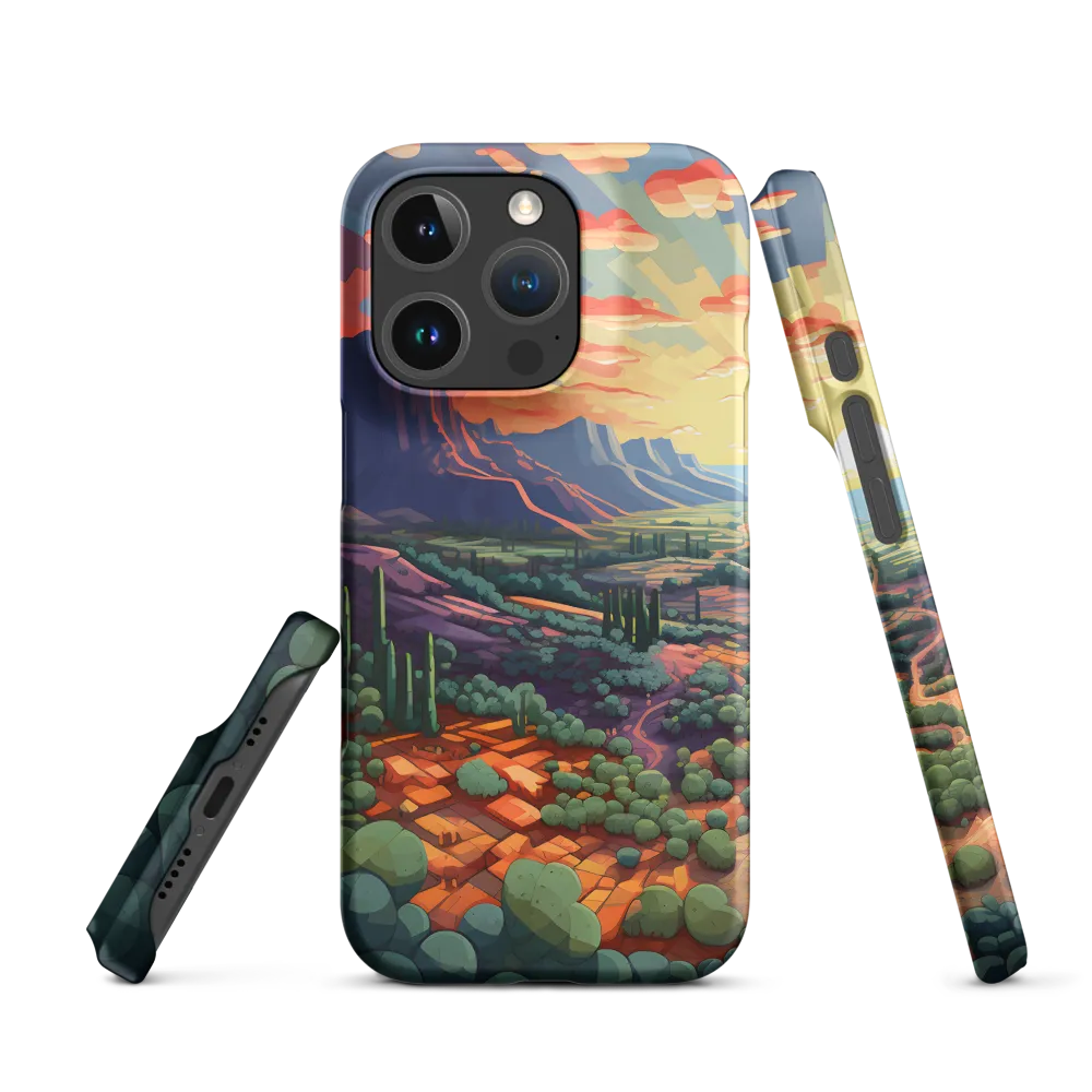 Desert Serenity at Dusk | Phone Case |  16 Pro | Snap Case | Matte