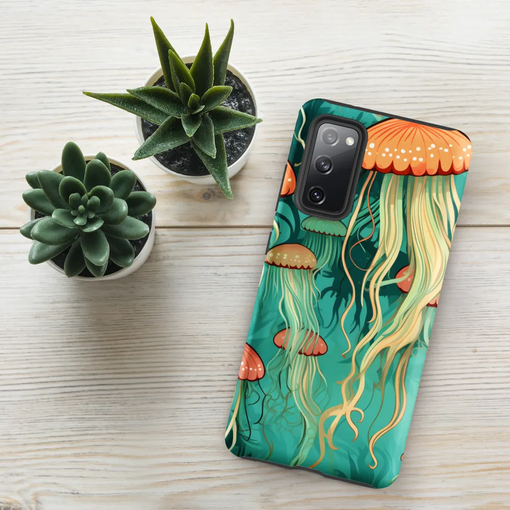 Ethereal Dance of Jellyfish | Phone Case |  S20 FE | Tough Case | Matte