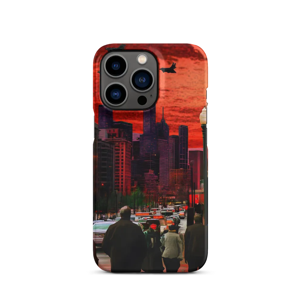 Urban Reverie: Stratospheric Shadows | Phone Case |  13 Pro | Snap Case | Matte