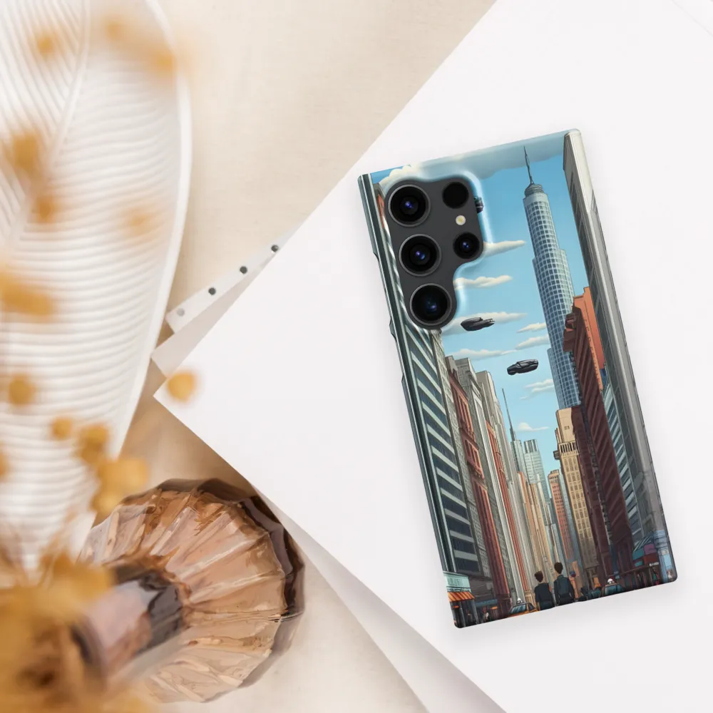 Futuristic Stroll through the Urban Skyline