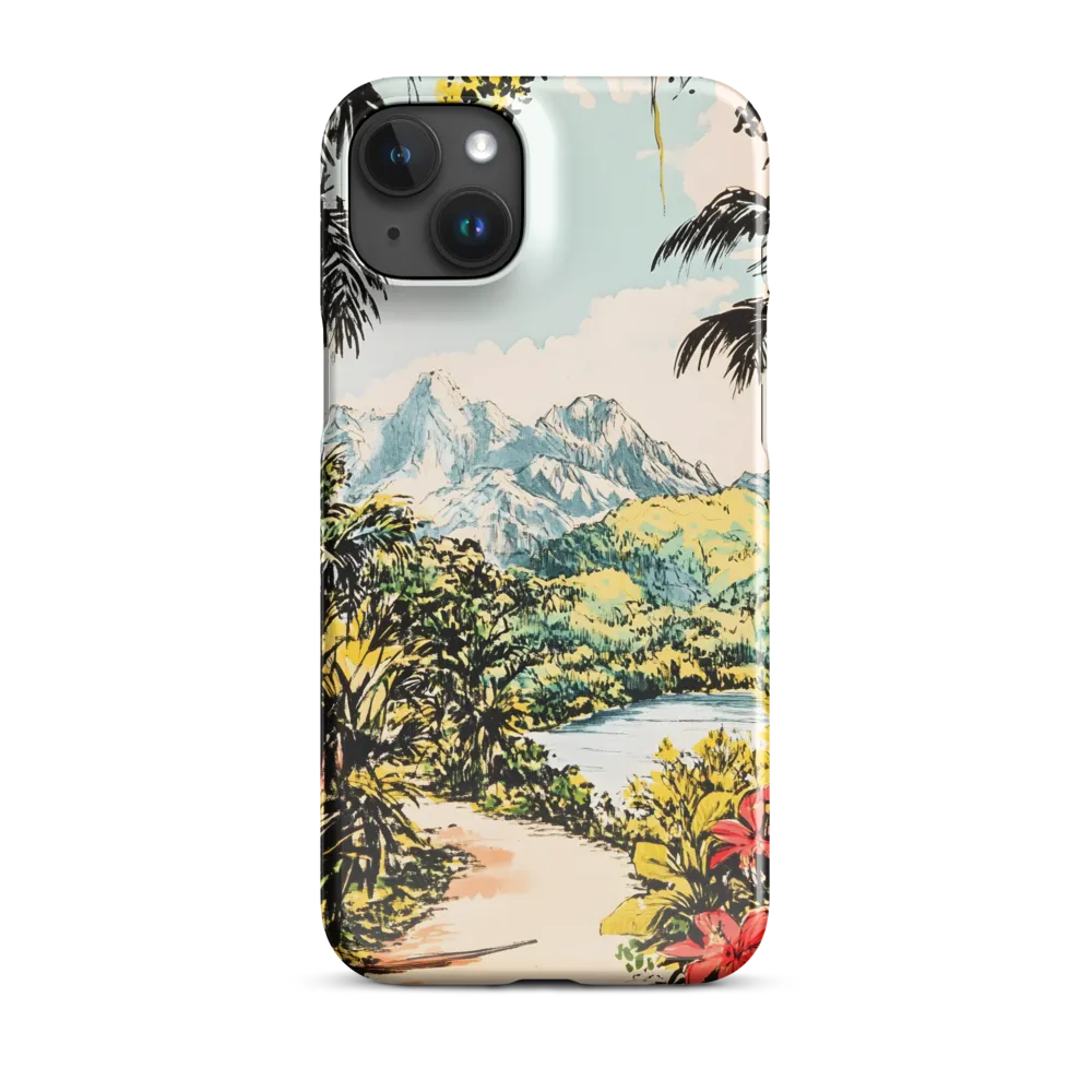 Tropical Serenity | Phone Case |  15 Plus | Snap Case | Glossy