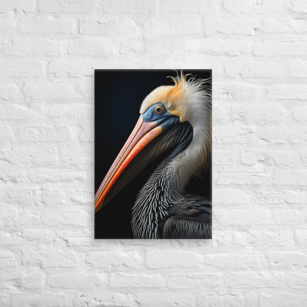 Majestic Portrait of a Pelican | Canvas | 18″×26″