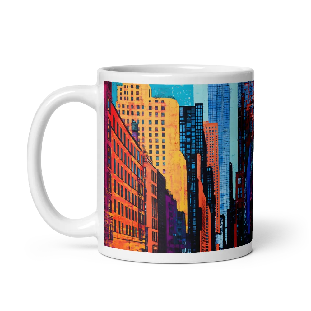 Vibrant Urban Horizons | Mug with White inside | 11 oz