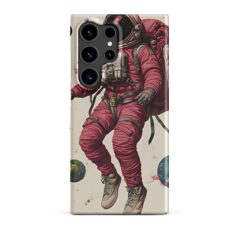 Cosmic Voyager: The Space Explorer | Phone Case |  S24 Ultra | Snap Case | Matte
