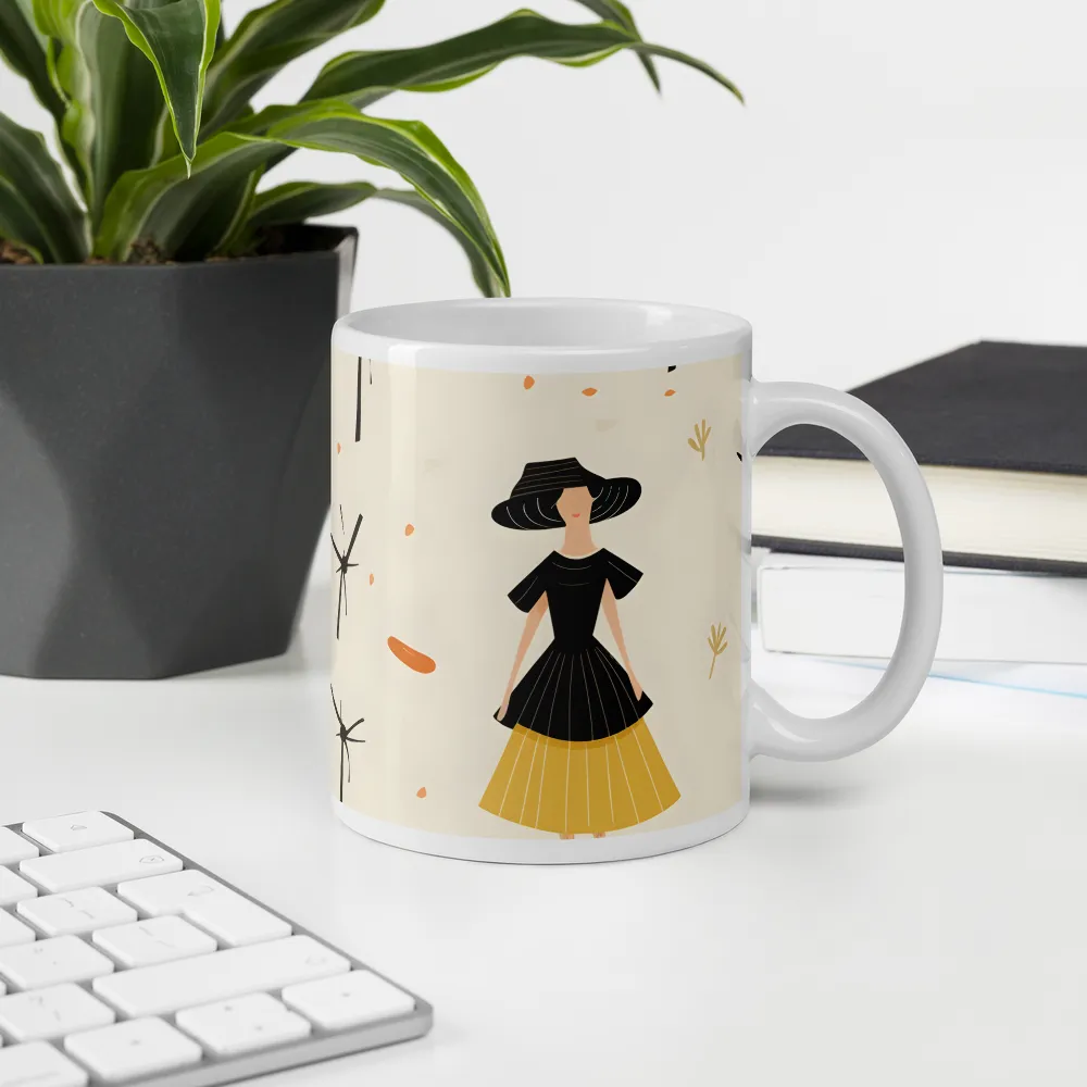 Whimsical Patterns of Nature and Femininity | Mugs | Multiple Sizes & Colors