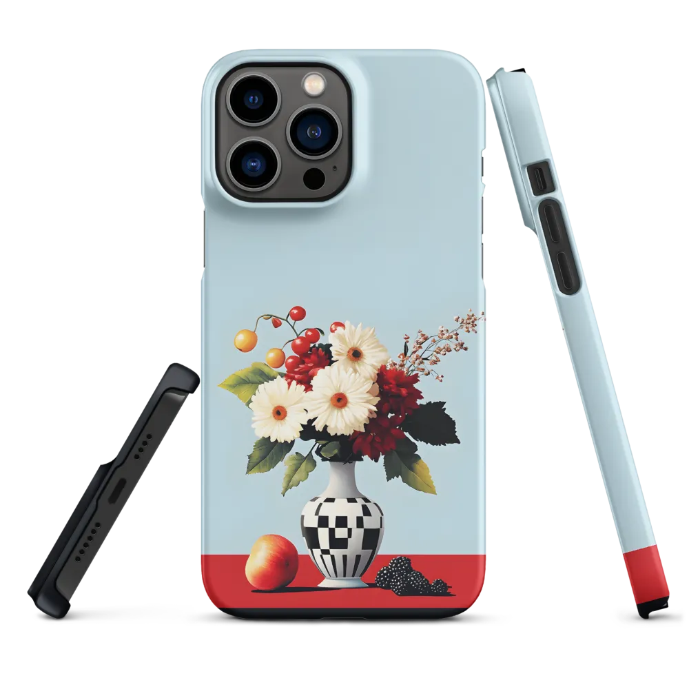 Floral Symphony: A Modern Still Life | Phone Case |  13 Pro Max | Snap Case | Matte