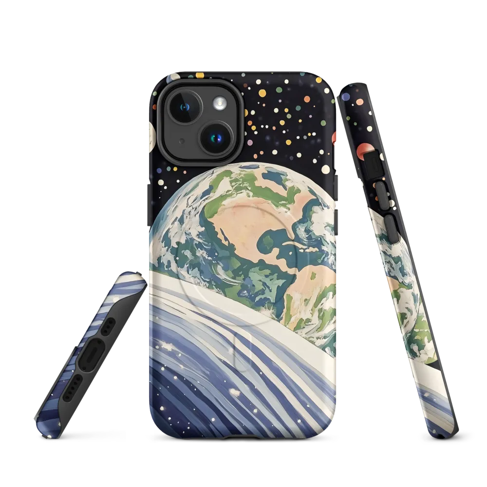 Celestial View: A Surreal Journey Through Space
