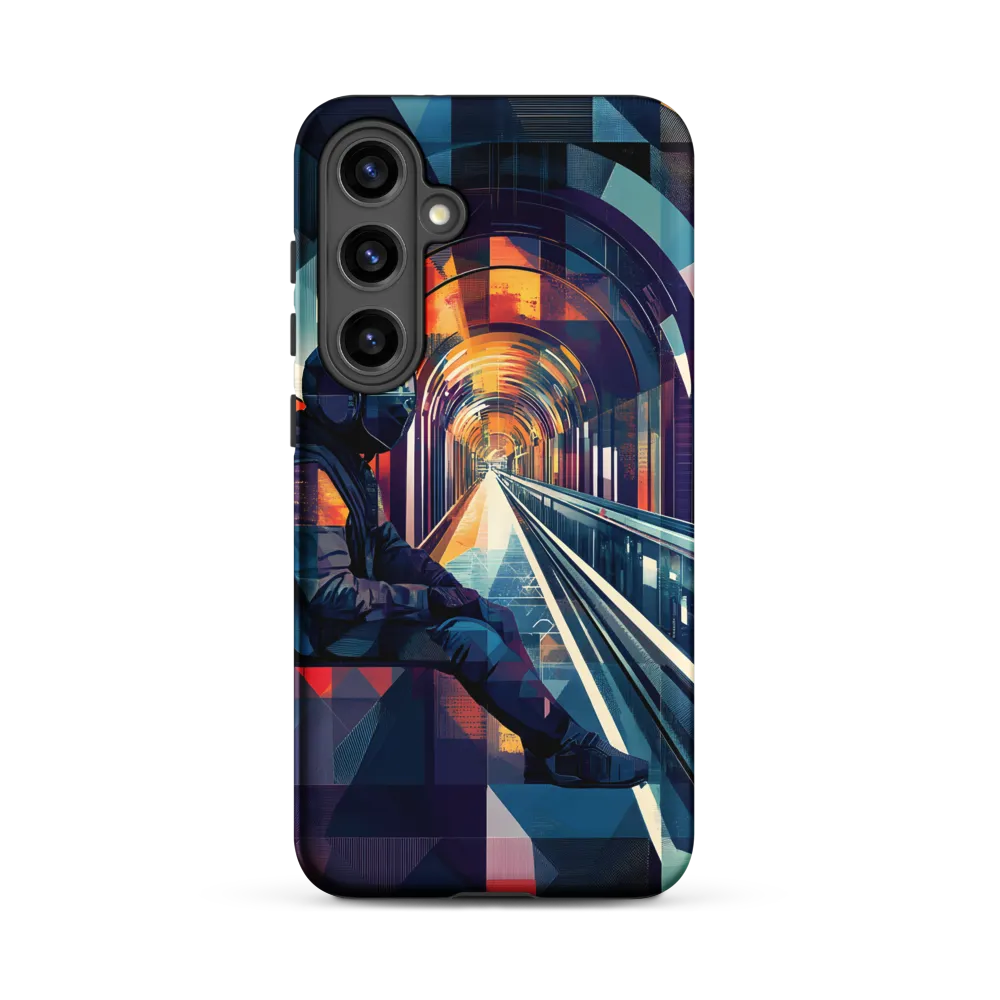 Reflections in a Futuristic Tunnel